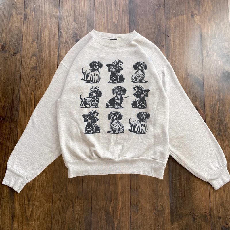 Dachshund Halloween Sweatshirt