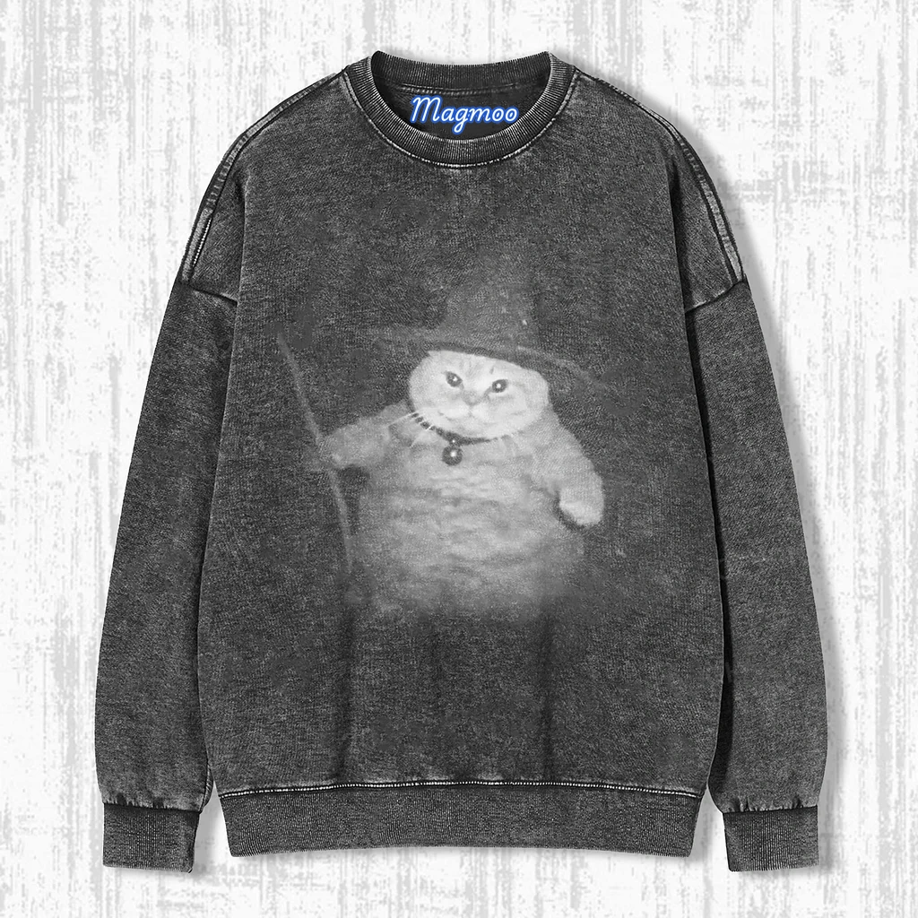 WIZARD CAT SHIRT-Magmoo