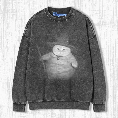 WIZARD CAT SHIRT-Magmoo