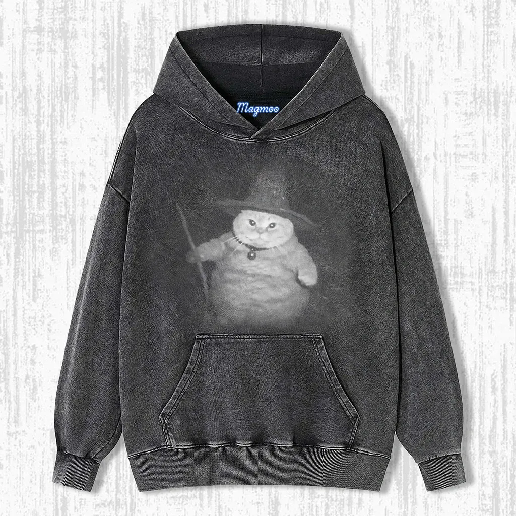 WIZARD CAT SHIRT-Magmoo