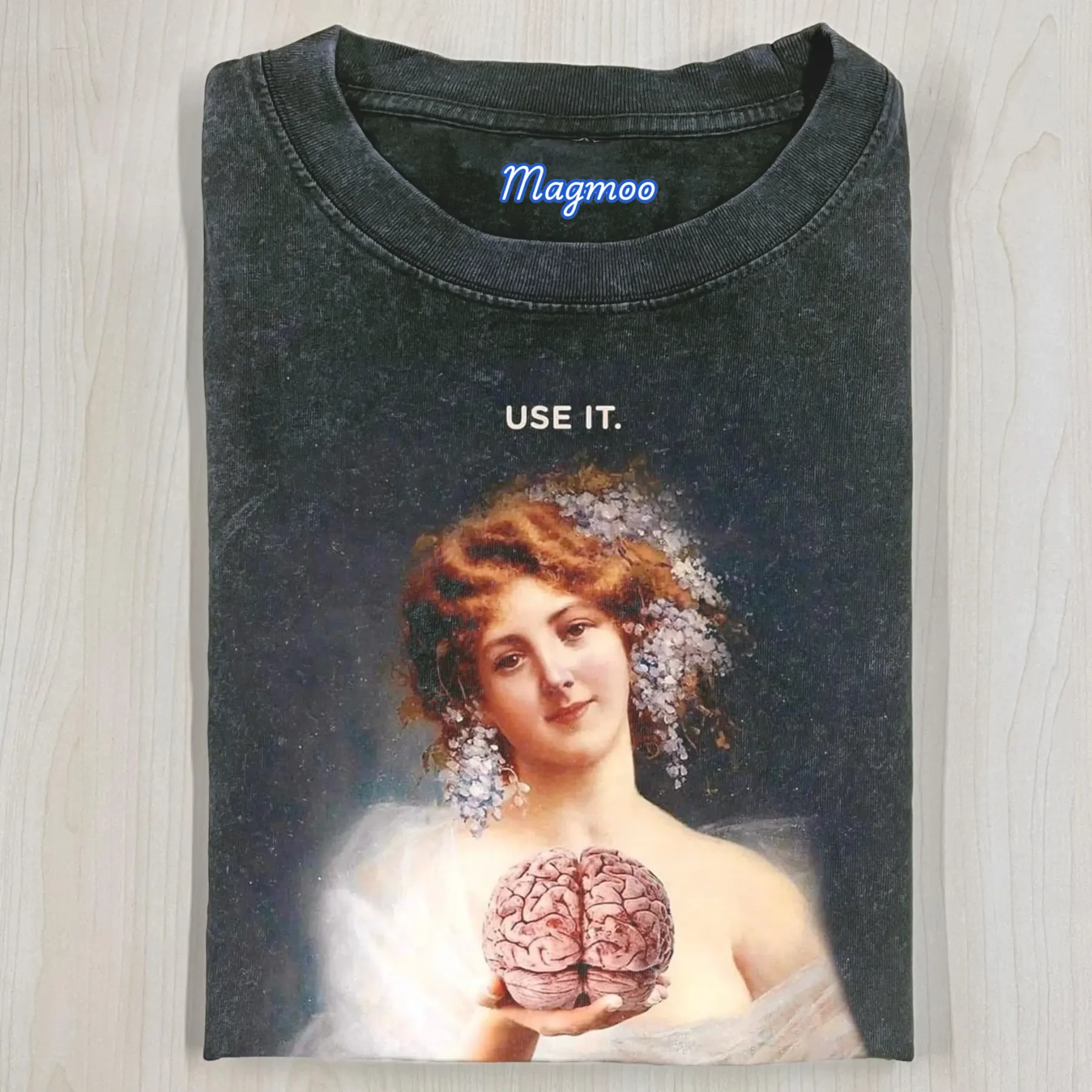 USE YOUR BRAIN T-SHIRT-Magmoo
