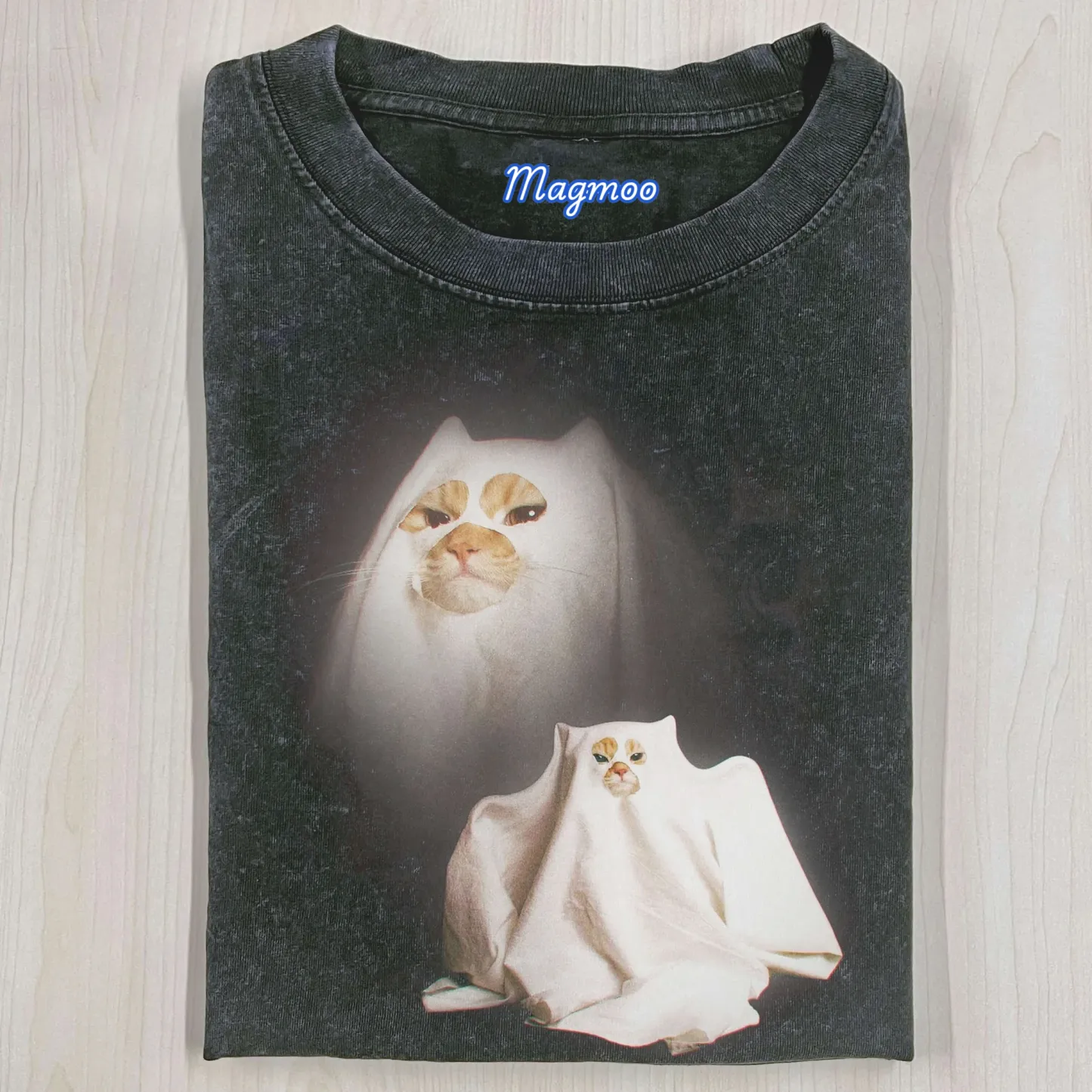 GHOST KITTEN T-SHIRT-Magmoo