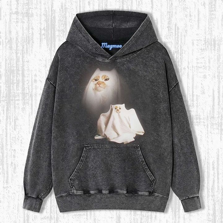 GHOST KITTEN T-SHIRT-Magmoo