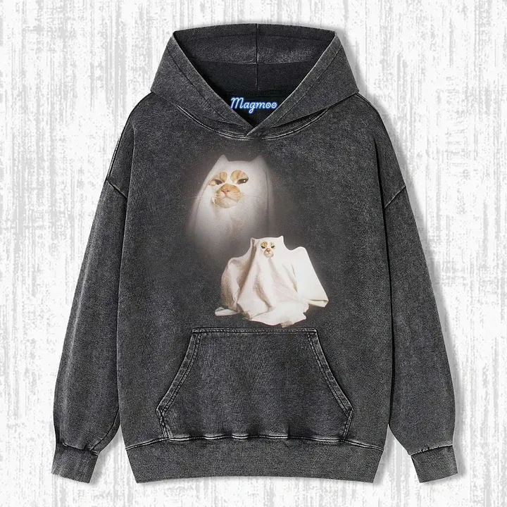 GHOST KITTEN T-SHIRT-Magmoo