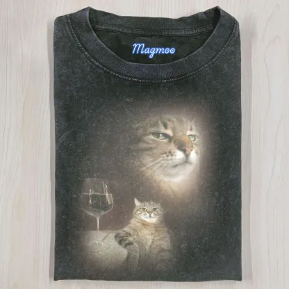 RETRO PET PORTRAIT T-SHIRT-Magmoo