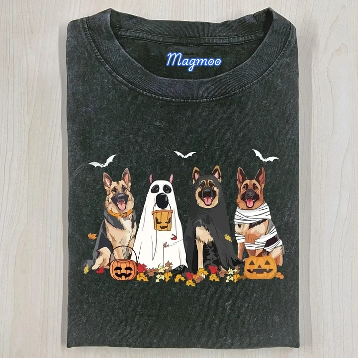GERMAN SHEPHERD GHOST DOGS SHIRT-Magmoo