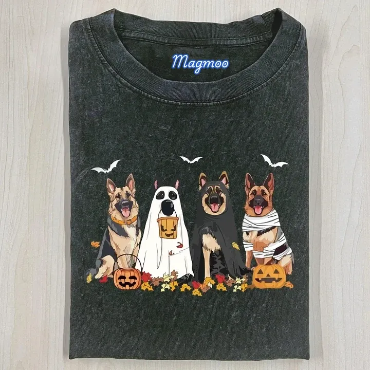 GERMAN SHEPHERD GHOST DOGS SHIRT-Magmoo