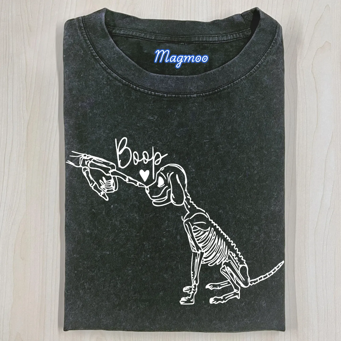 DOG SKELETON SWEAT SHIRT-Magmoo