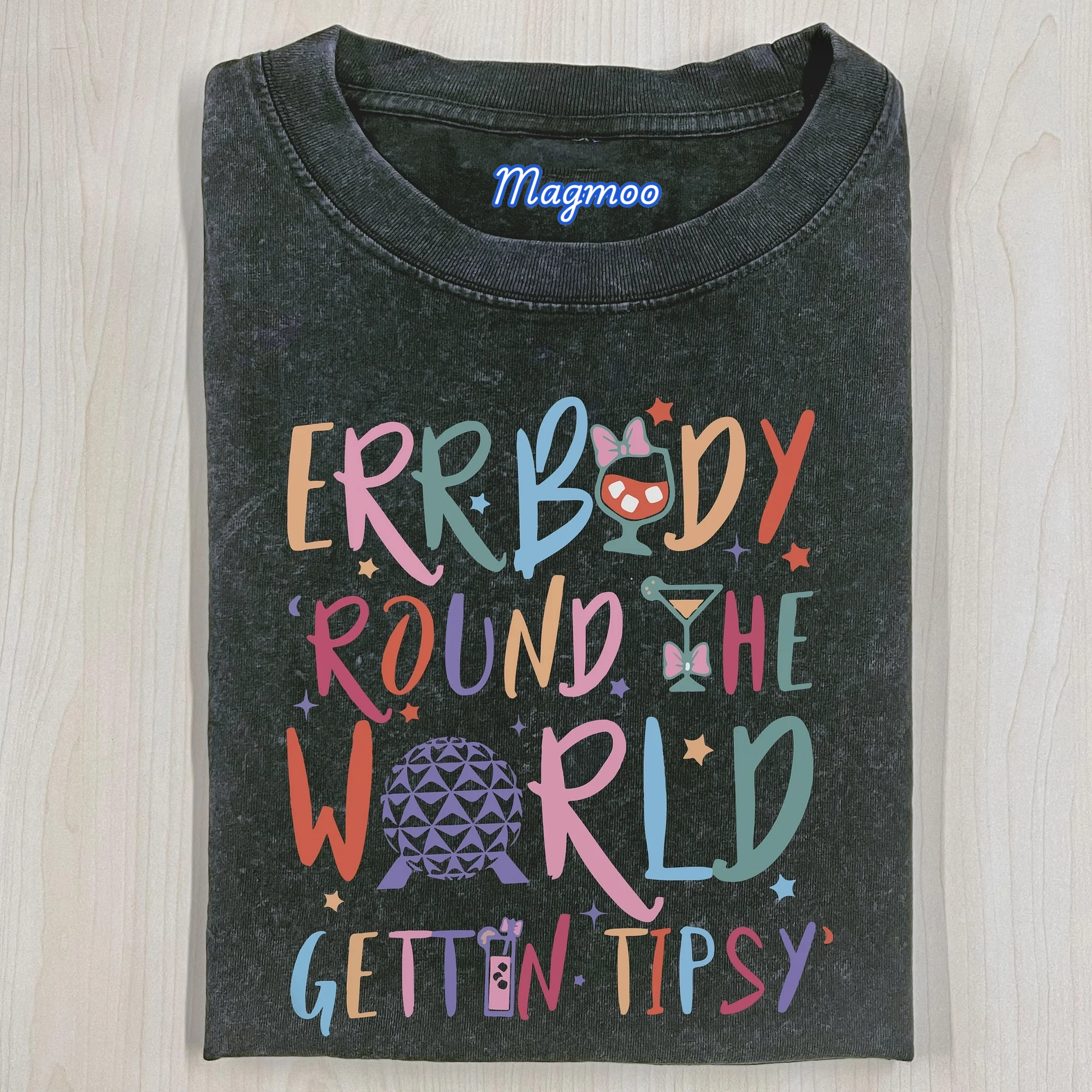 DRINKING AROUND THE WORLD SHIRT-Magmoo