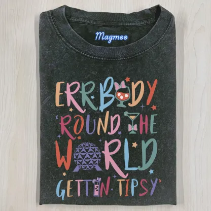 DRINKING AROUND THE WORLD SHIRT-Magmoo