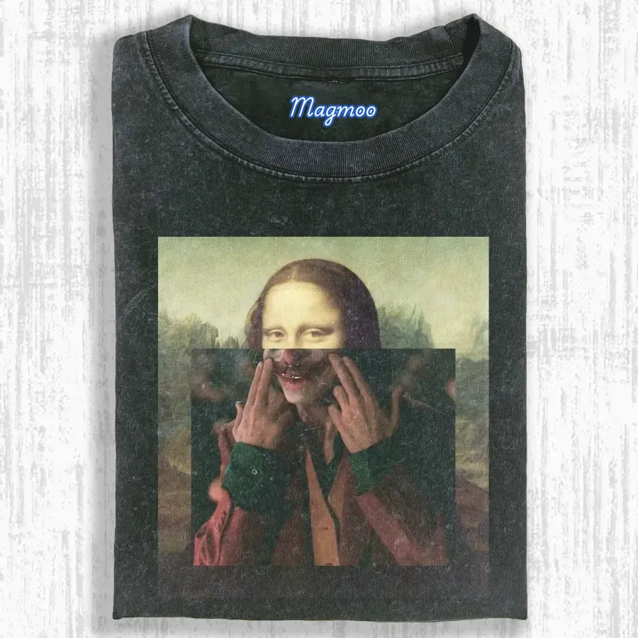 JOKER & MONA LISA T-SHIRT-Magmoo