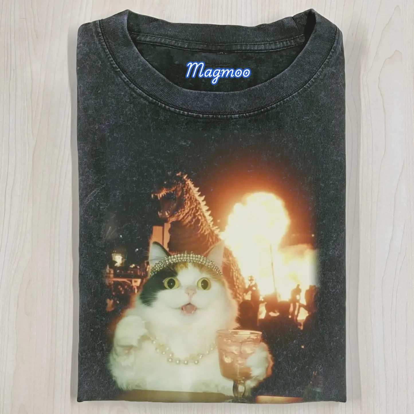 SCARING CATS T-SHIRT-Magmoo