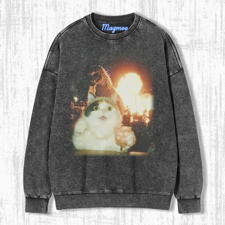 SCARING CATS T-SHIRT-Magmoo