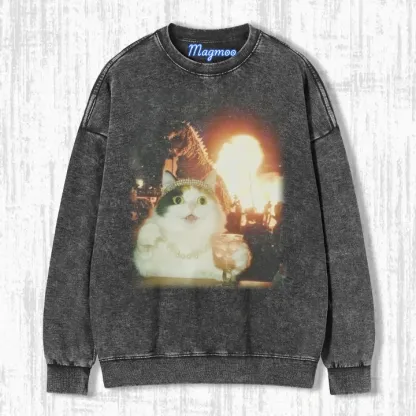 SCARING CATS T-SHIRT-Magmoo
