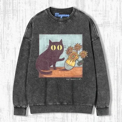 VAN GOGH'S CAT T-SHIRT-Magmoo