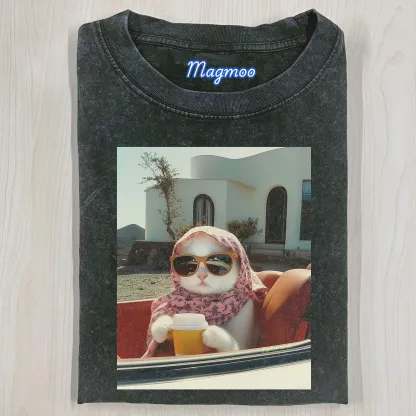 ELEGANT CAT T-SHIRT-Magmoo
