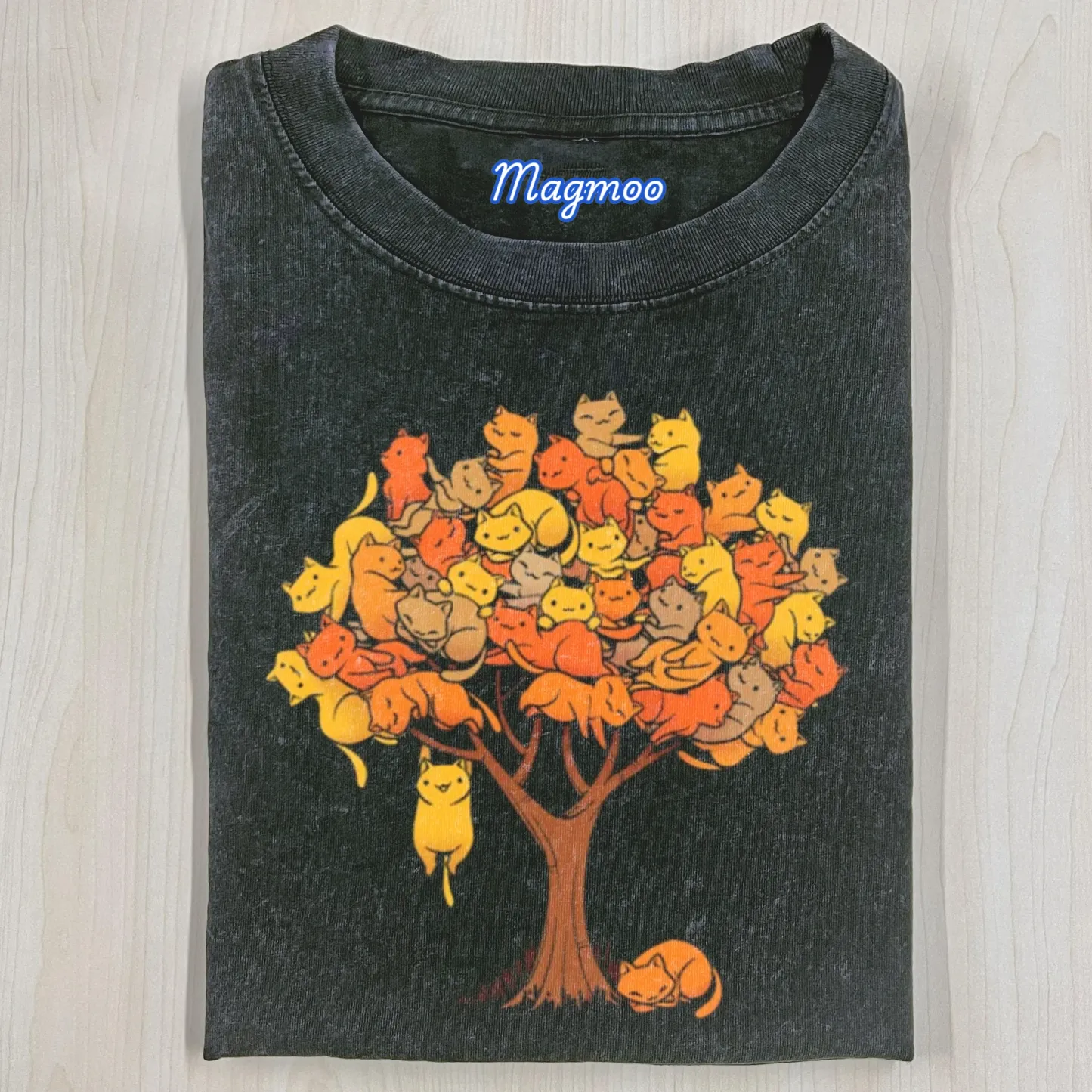 CAT TREE T-SHIRT-Magmoo