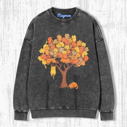 CAT TREE T-SHIRT-Magmoo