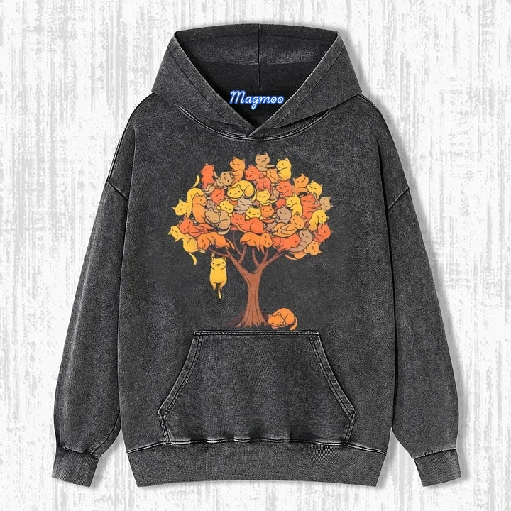 CAT TREE T-SHIRT-Magmoo