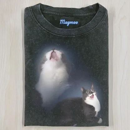 RETRO PET PORTRAIT T-SHIRT-Magmoo