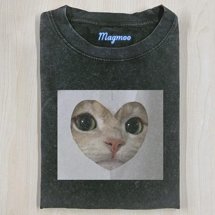 LOVE CAT T-SHIRT-Magmoo