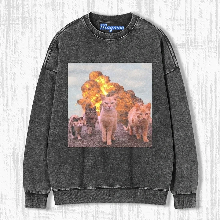 CALM AND COLLECTED CAT T-SHIRT