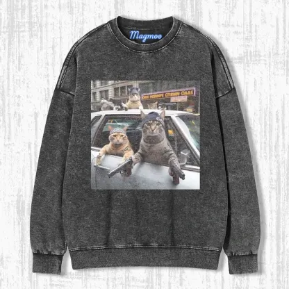 OUTLAW CAT T-SHIRT-Magmoo