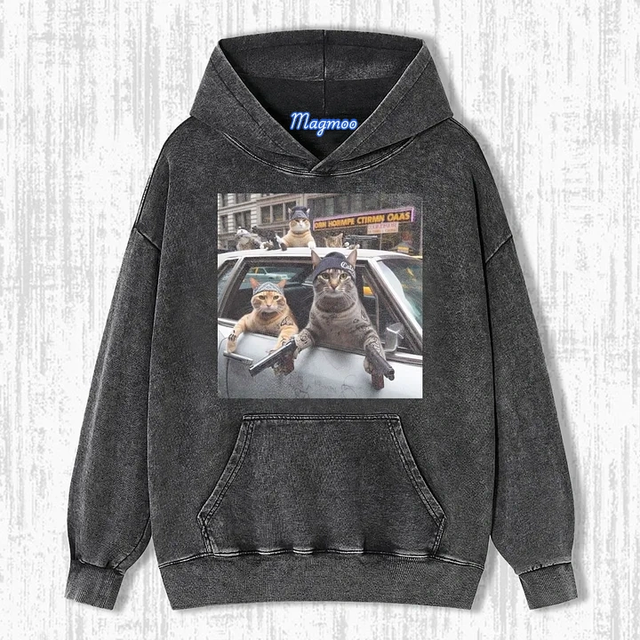 OUTLAW CAT T-SHIRT-Magmoo