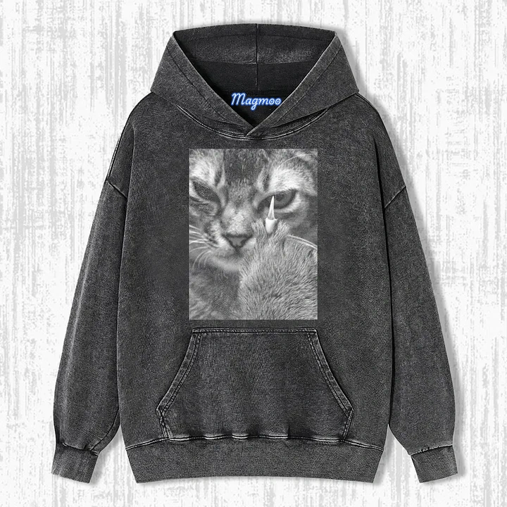 ANGRY CAT T-SHIRT-Magmoo