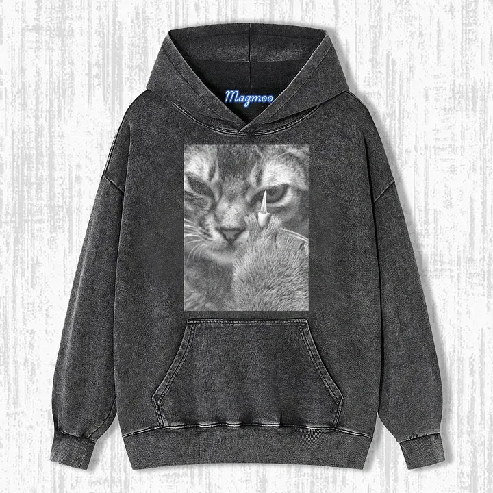 ANGRY CAT T-SHIRT-Magmoo