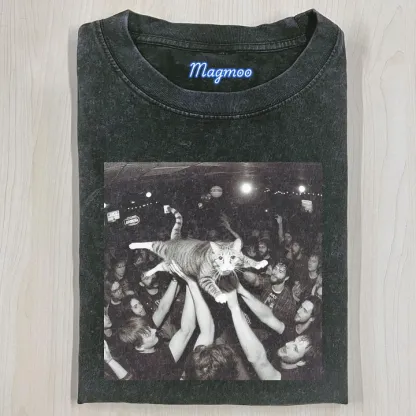 WACKY CAT T-SHIRT-Magmoo