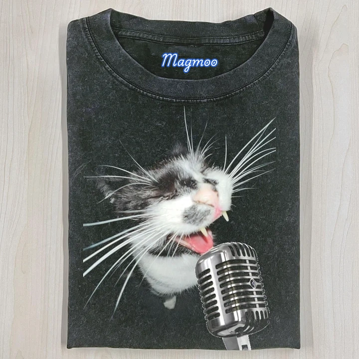 THE SINGING CAT T-SHIRT