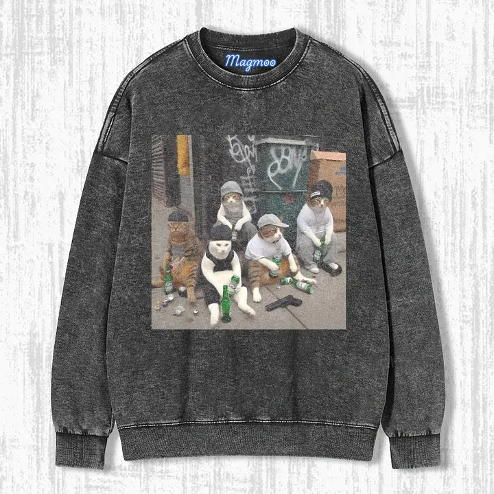 OUTLAW CAT T-SHIRT-Magmoo
