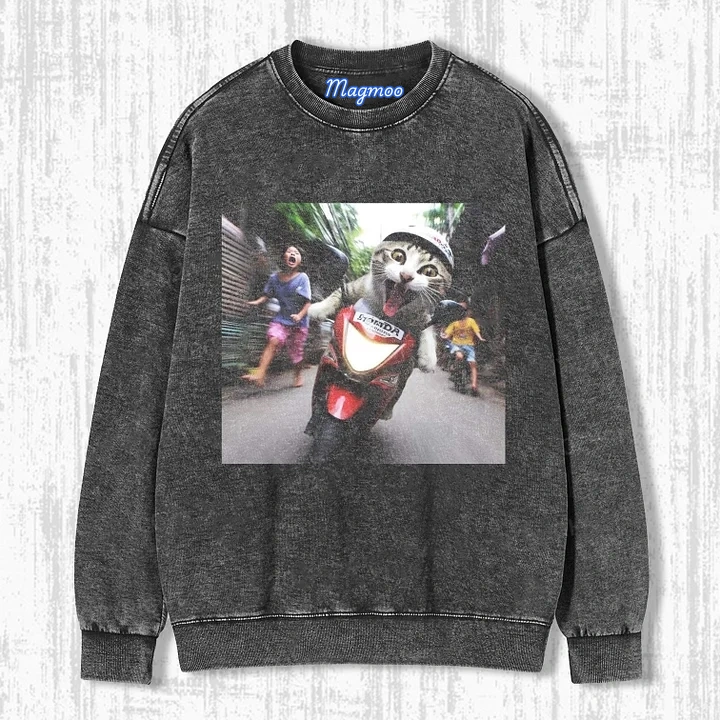 WACKY CAT T-SHIRT-Magmoo