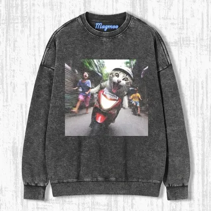 WACKY CAT T-SHIRT-Magmoo