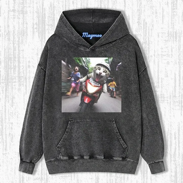 WACKY CAT T-SHIRT-Magmoo