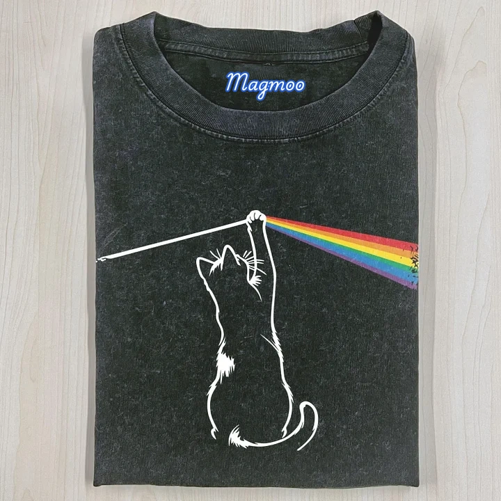 WACKY CAT T-SHIRT-Magmoo