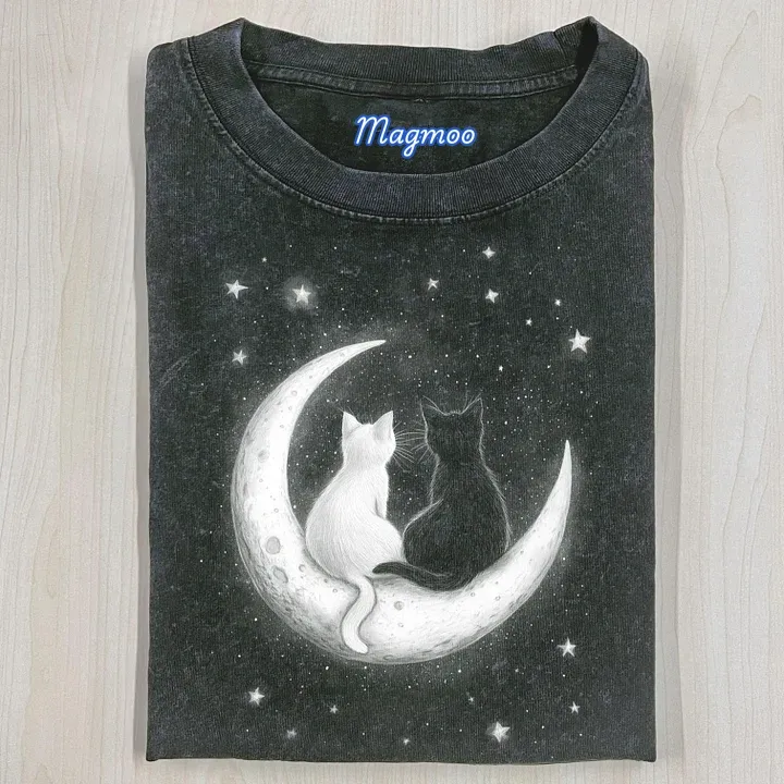 ROMANTIC CAT T-SHIRT-Magmoo