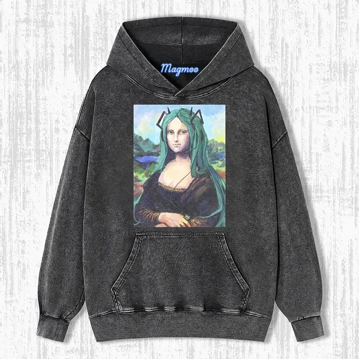 MONA LISA & HATSUNE MIKU T-SHIRT-Magmoo