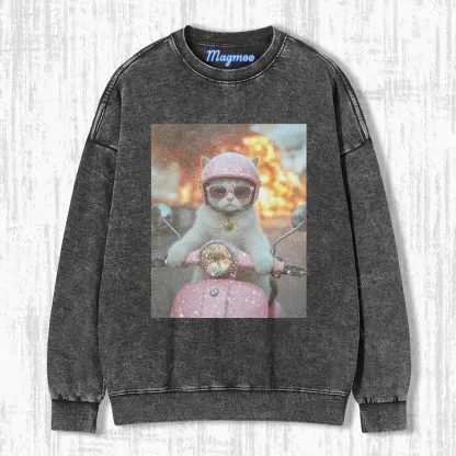 WACKY CAT T-SHIRT-Magmoo