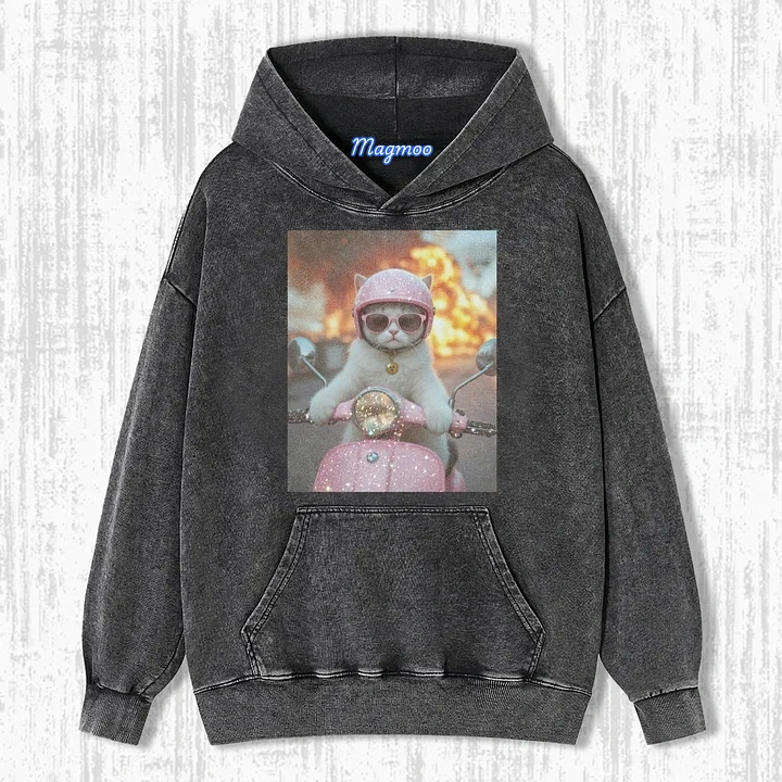 WACKY CAT T-SHIRT-Magmoo