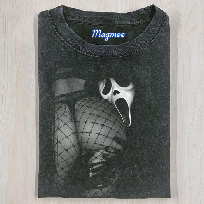 MISTER KILLER SIR GHOST FACE BOOTY T-SHIRT-Magmoo