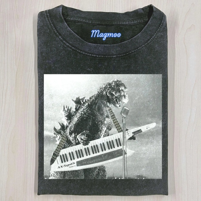 RETRO STYLE FUNNY LAST DINOSAURS T-SHIRT-Magmoo