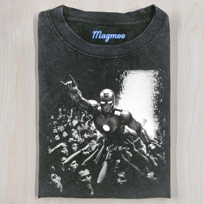 IRON MAN- CROWD-SURFING HERO T-SHIRT-Magmoo