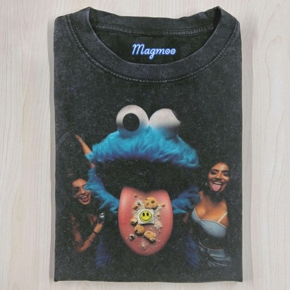 PARTY COOKIE MONSTER – WILD AND FUNNY T-SHIRT-Magmoo
