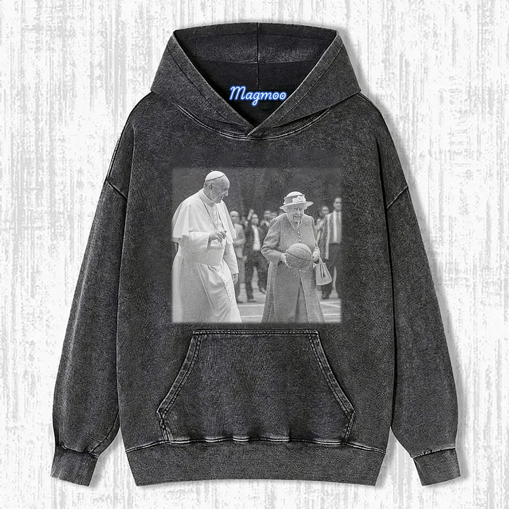 THE CRAZY POPE WASHED T-SHIRT