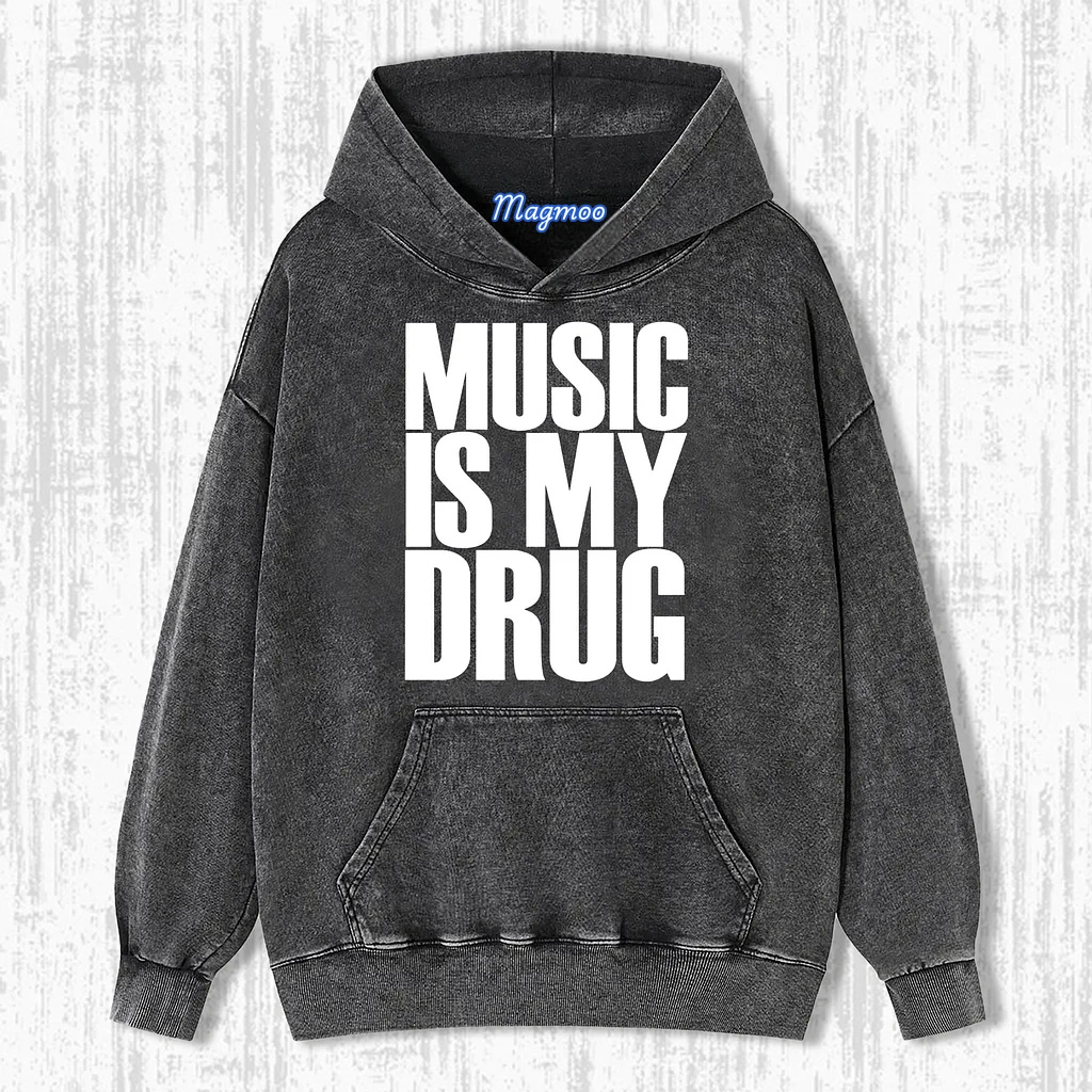 MUSIC IS MY DRUG T-SHIRT