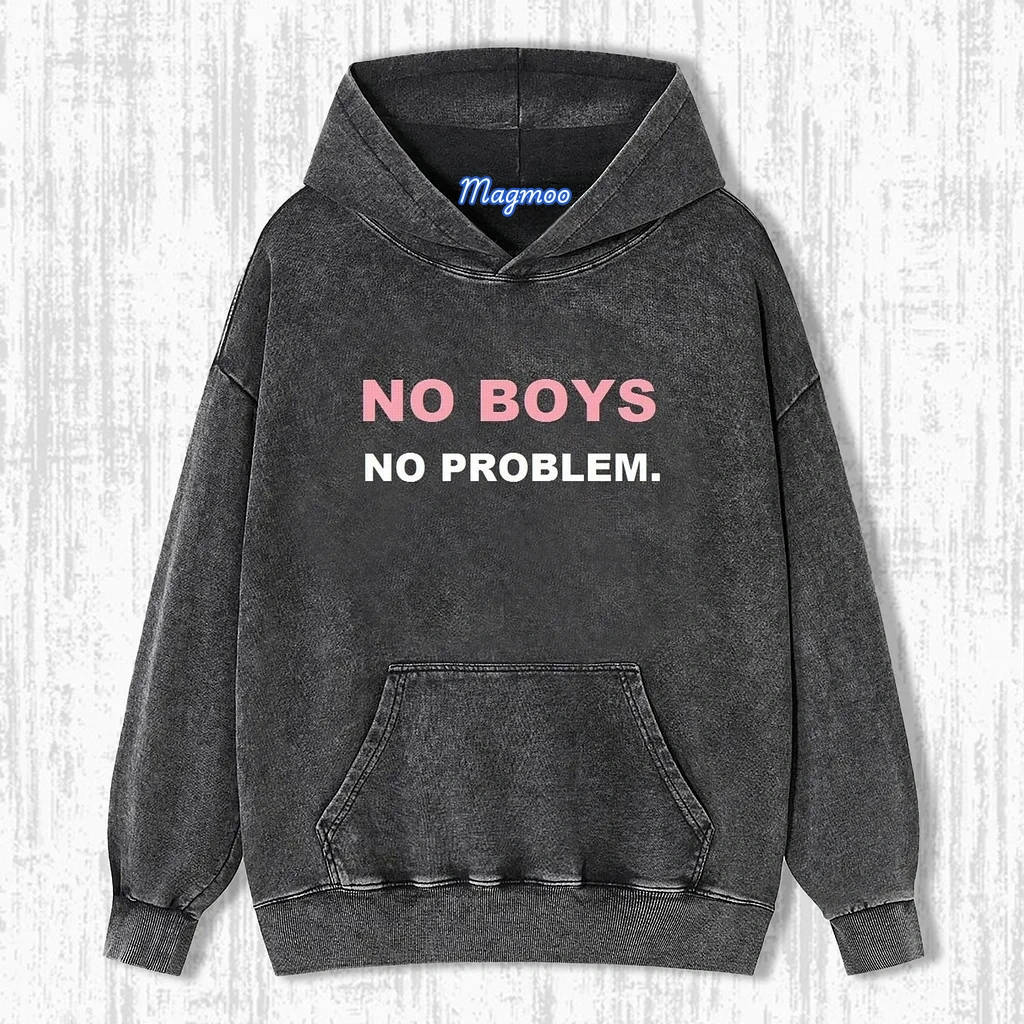 NO BOYS NO PROBLEM T-SHIRT