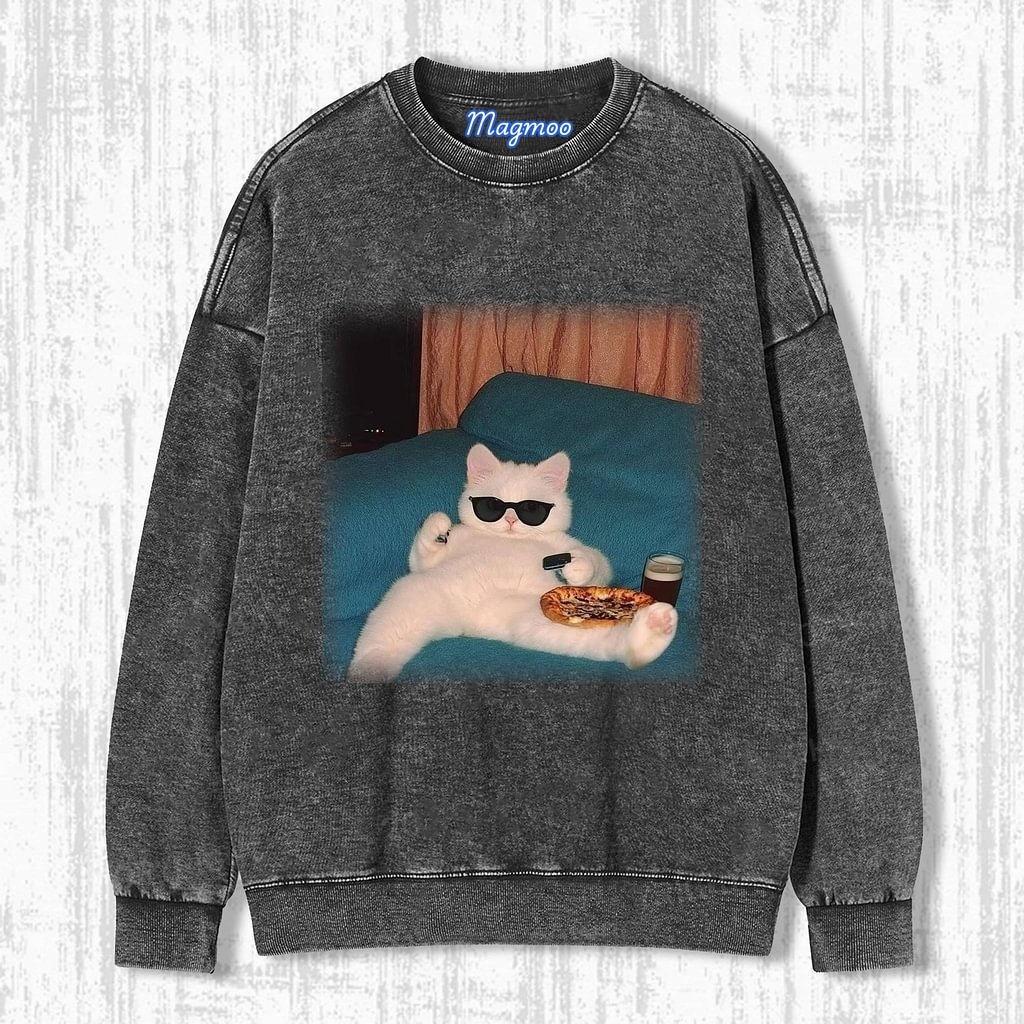 CAT SELFIE T-SHIRT-Magmoo