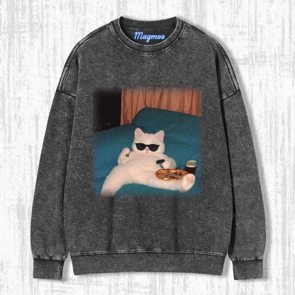 CAT SELFIE T-SHIRT-Magmoo